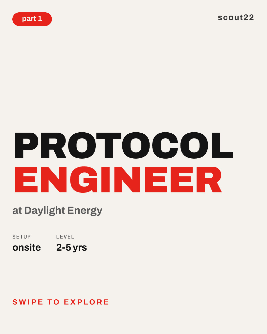 Protocol Engineer at Daylight Energy