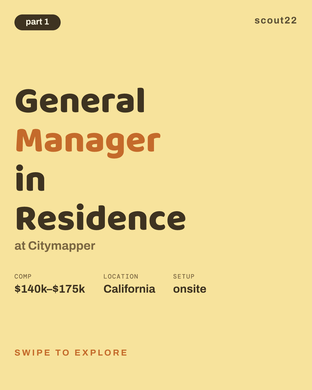 General Manager in Residence at Citymapper