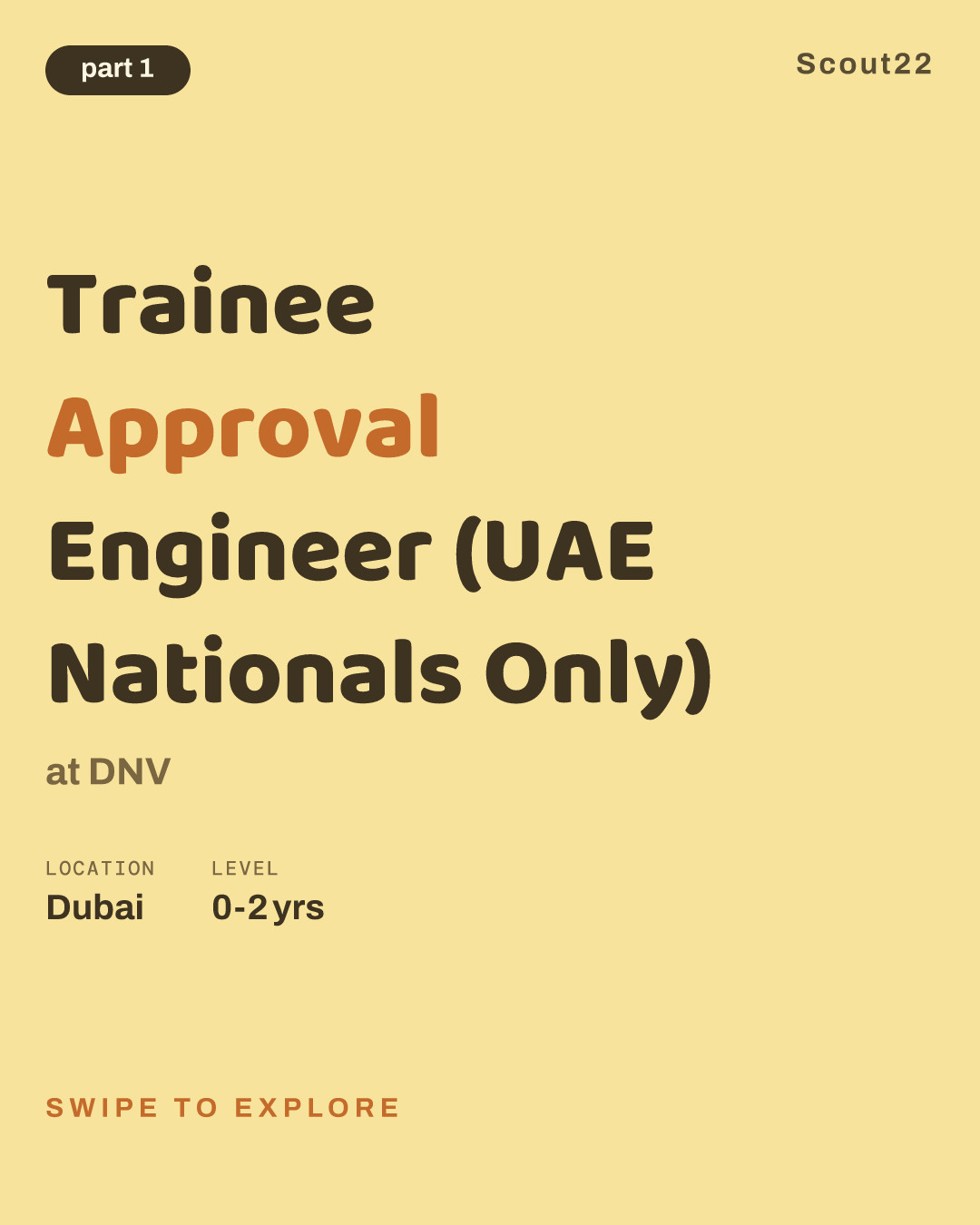 Trainee Approval Engineer (UAE Nationals Only) at DNV