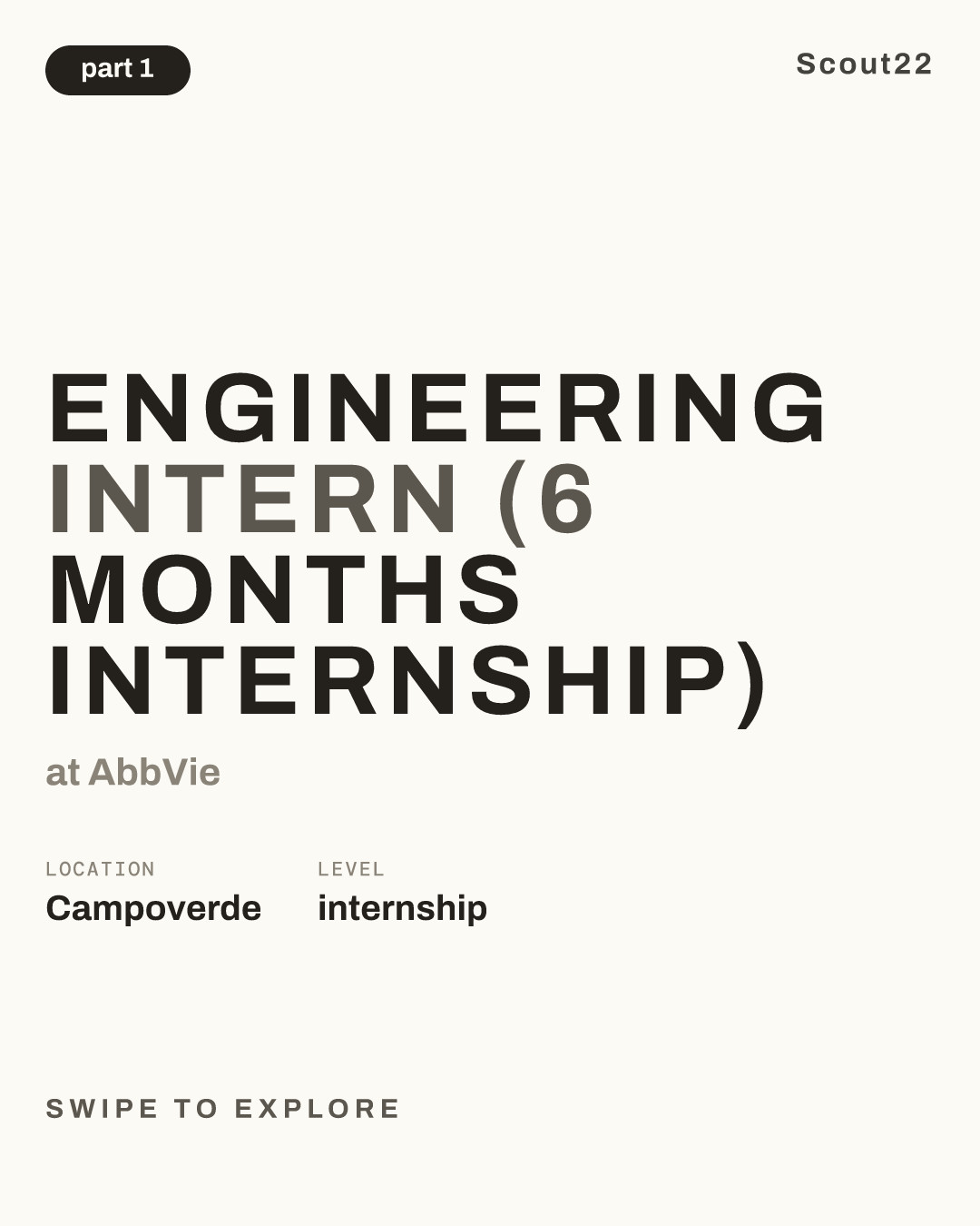 Engineering Intern (6 months internship) at AbbVie