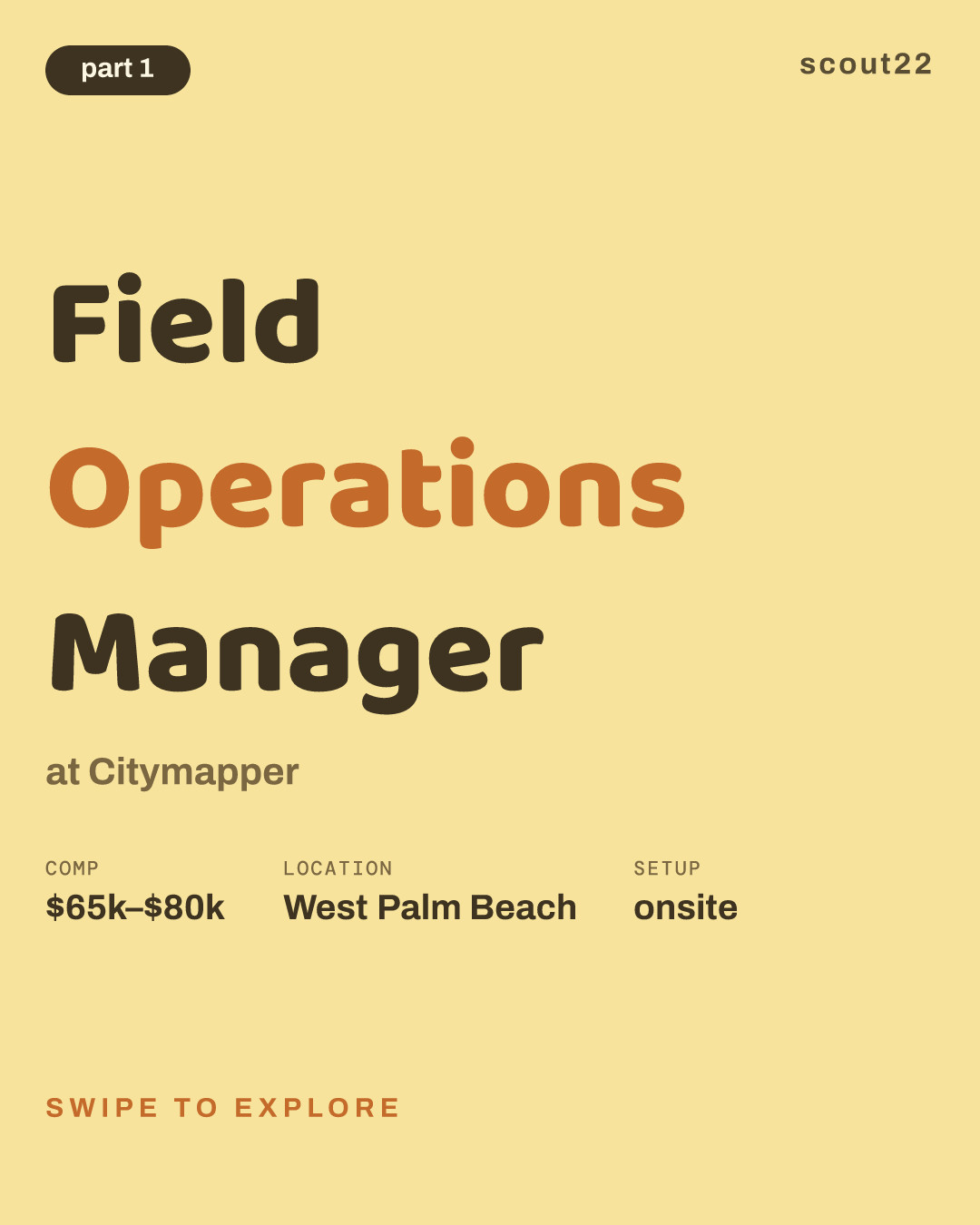 Field Operations Manager at Citymapper