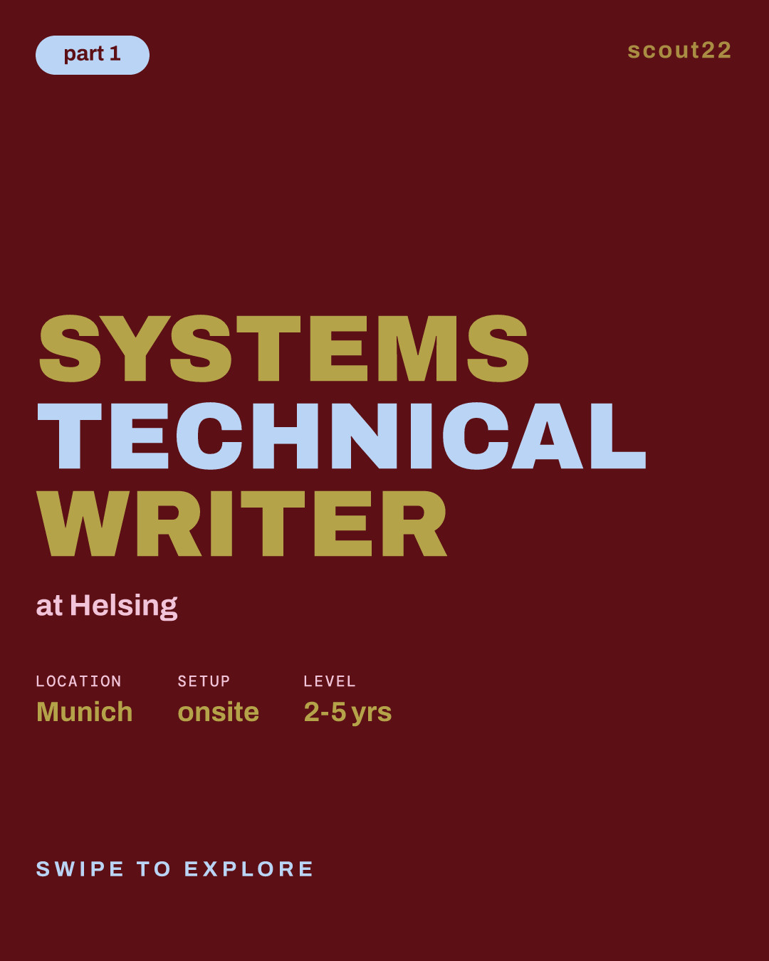 Systems Technical Writer at Helsing