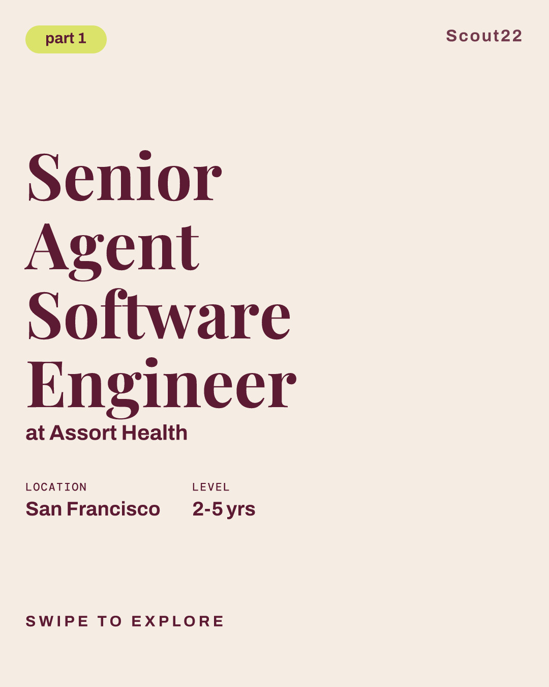 Senior Agent Software Engineer at Assort Health