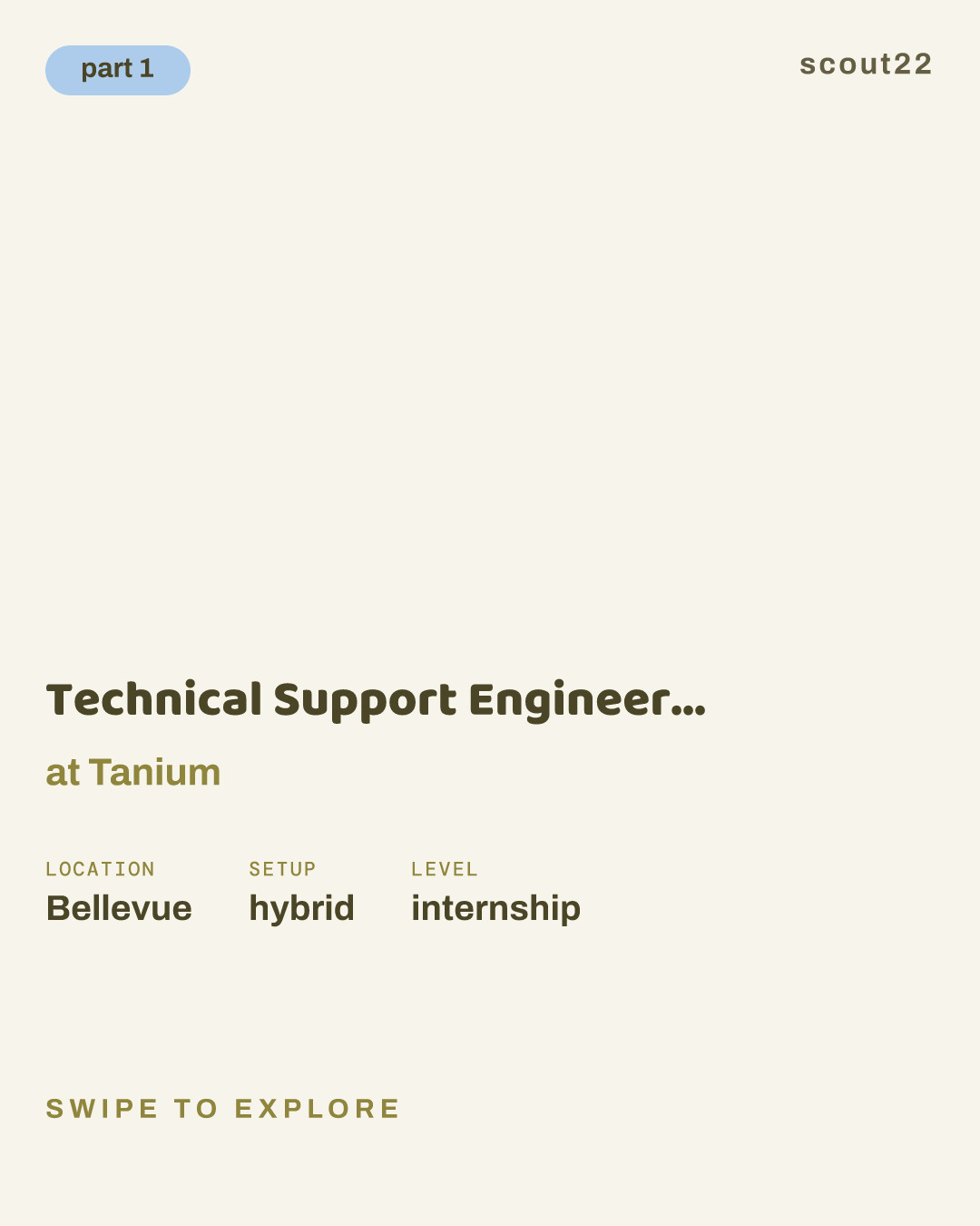 Technical Support Engineer (TSE) Intern at Tanium