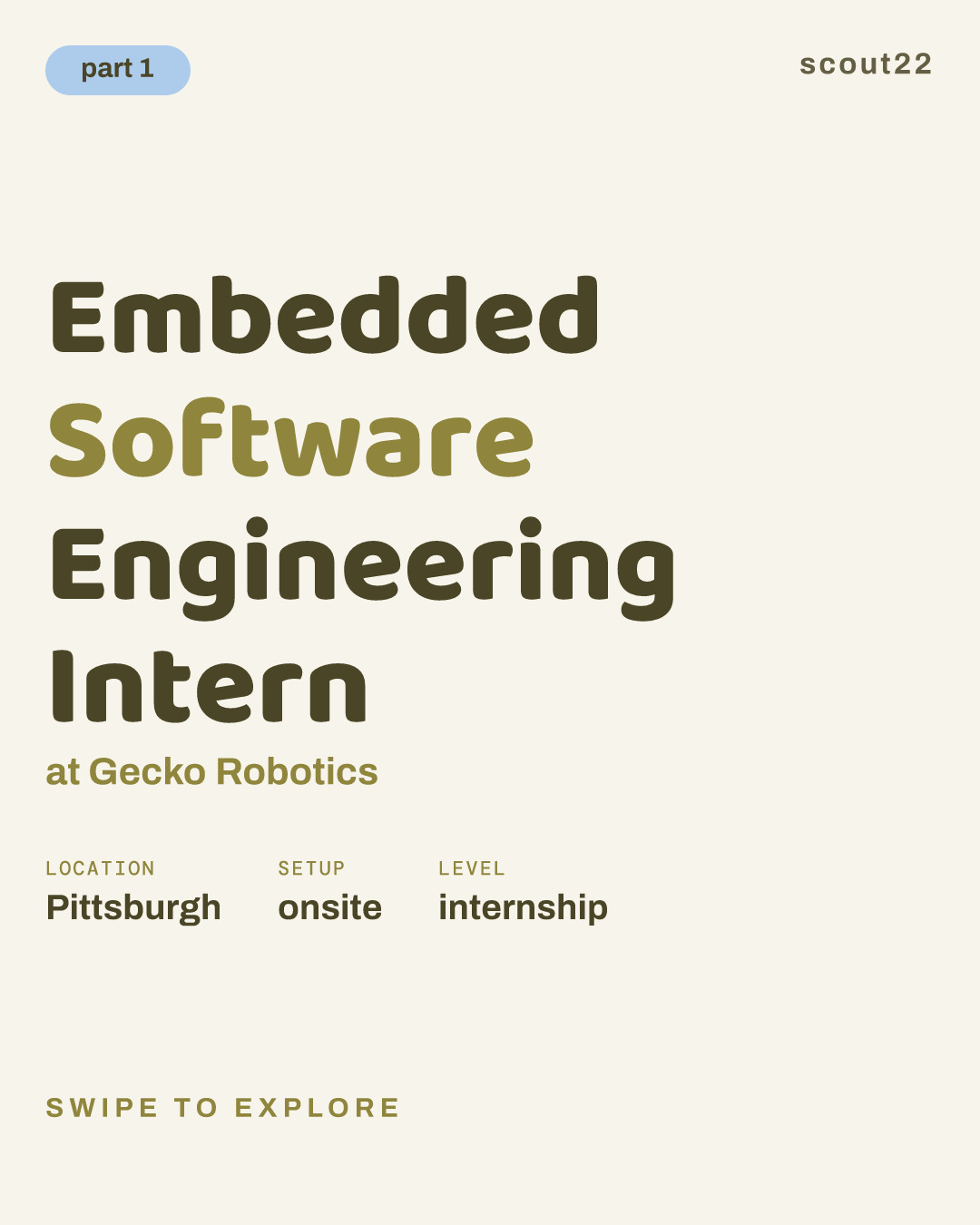 Embedded Software Engineering Intern at Gecko Robotics