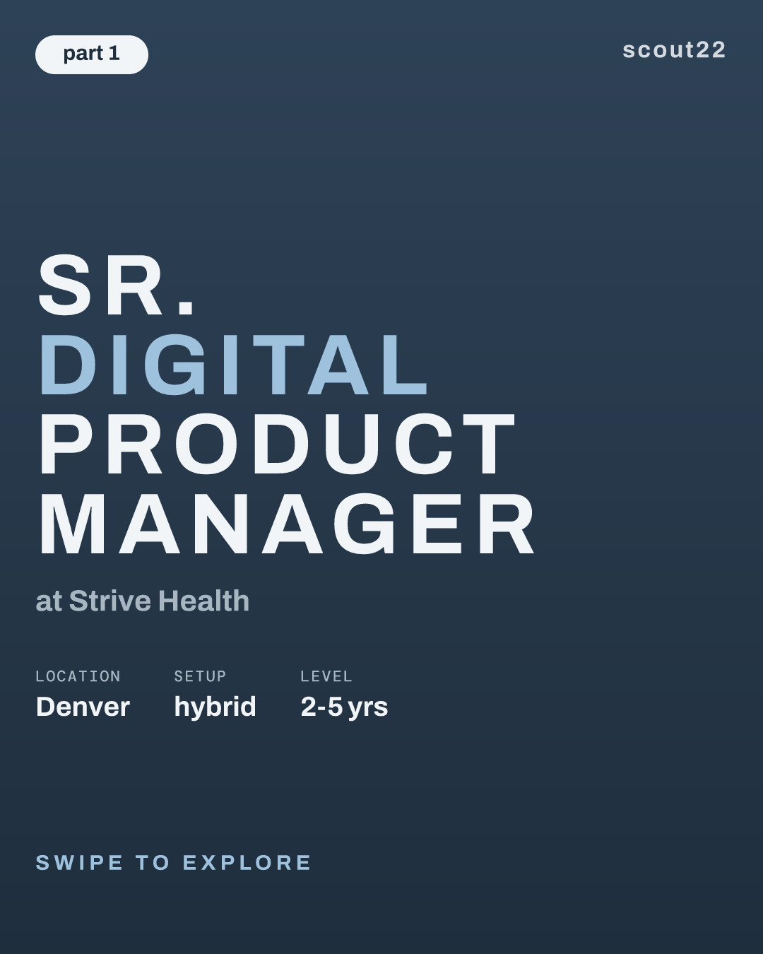 Sr. Digital Product Manager at Strive Health