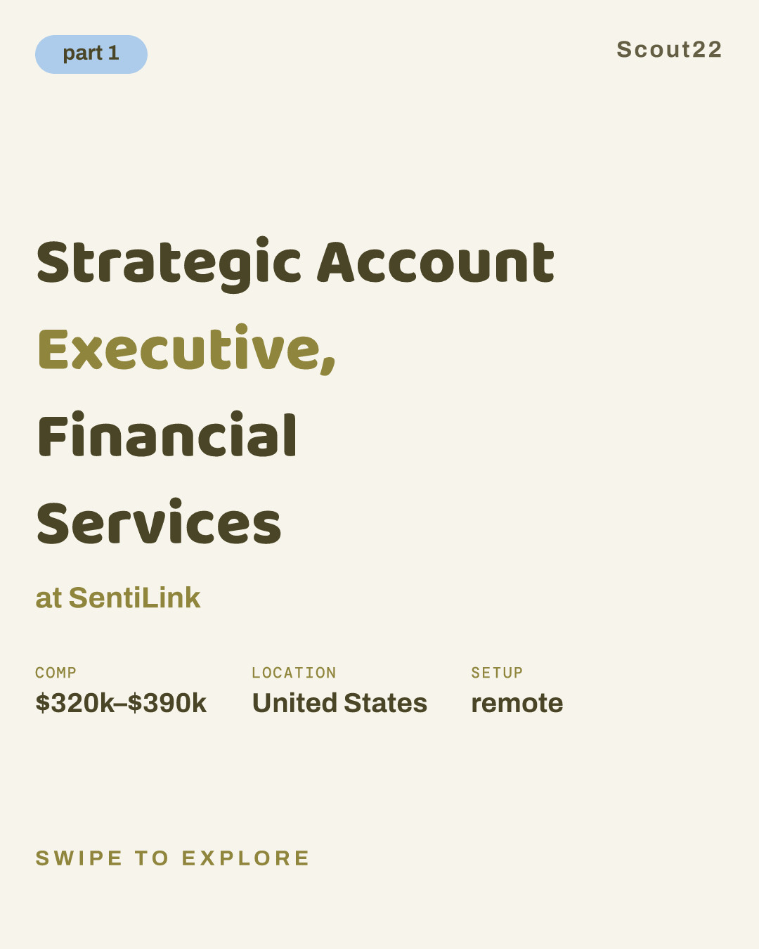 Strategic Account Executive, Financial Services at SentiLink