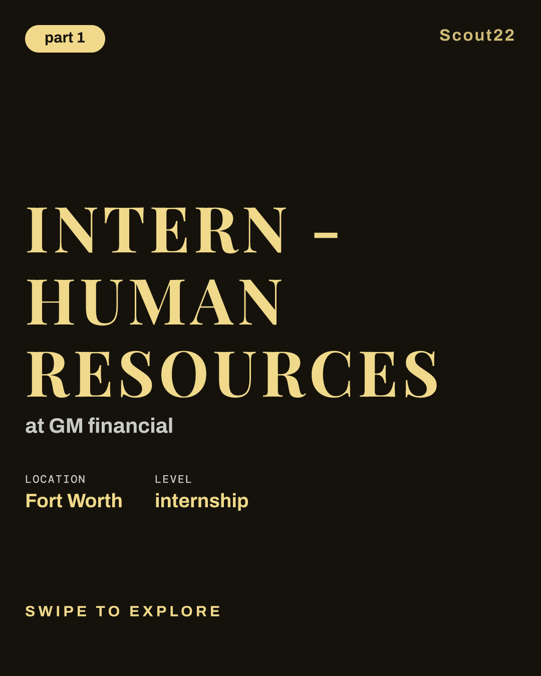 Intern - Human Resources at GM financial