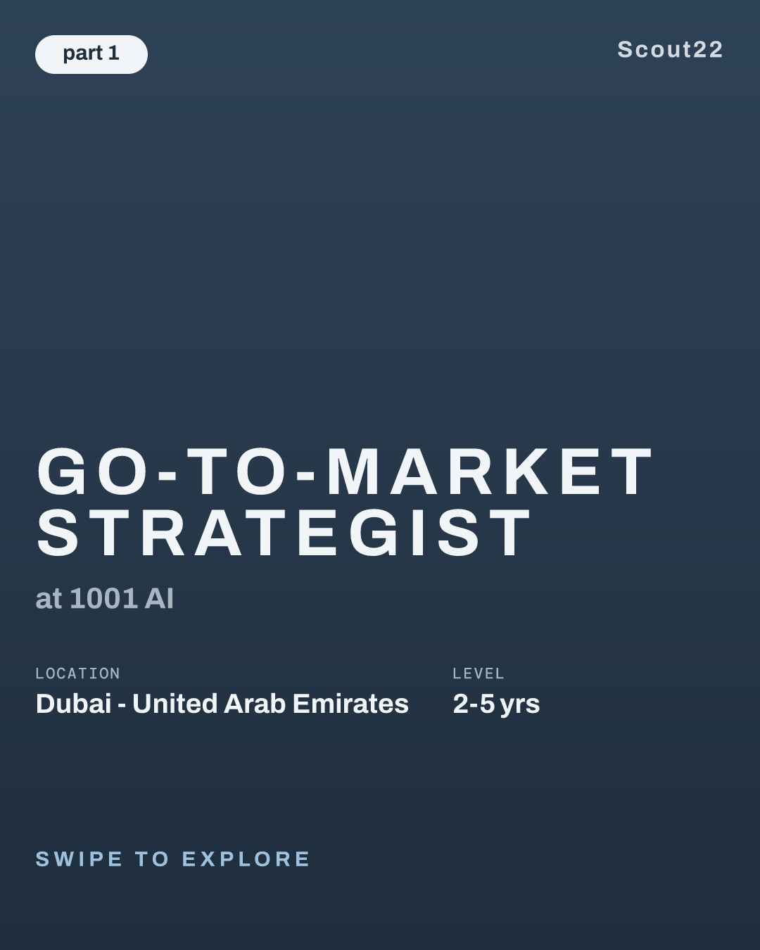 Go-to-Market Strategist at 1001 AI