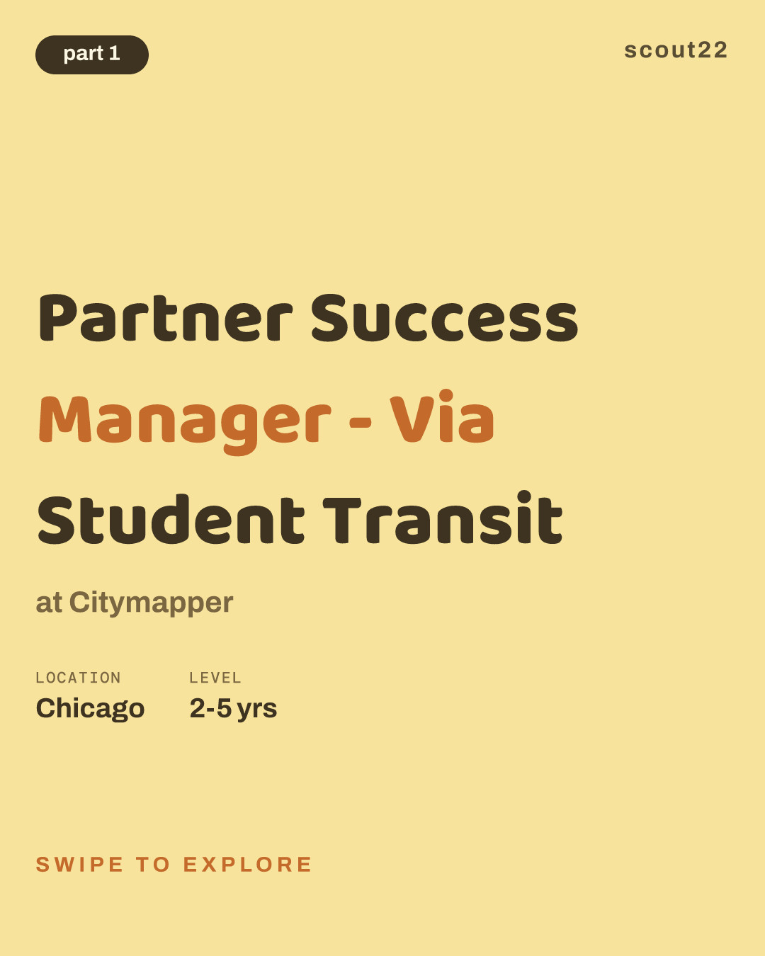 Partner Success Manager - Via Student Transit at Citymapper