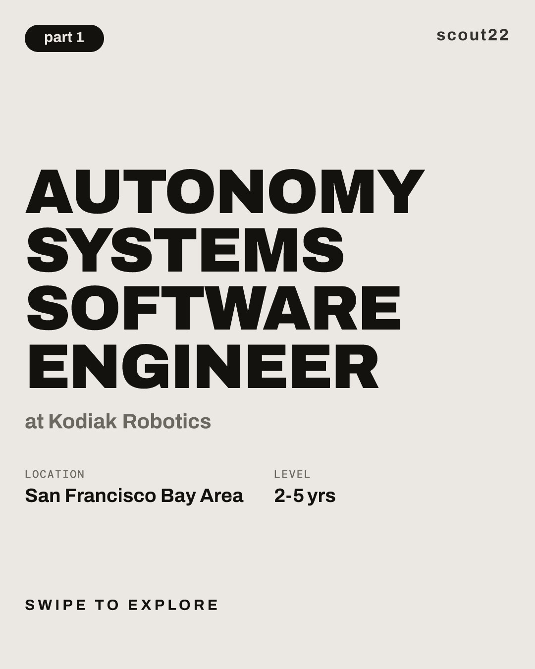 Autonomy Systems Software Engineer at Kodiak Robotics