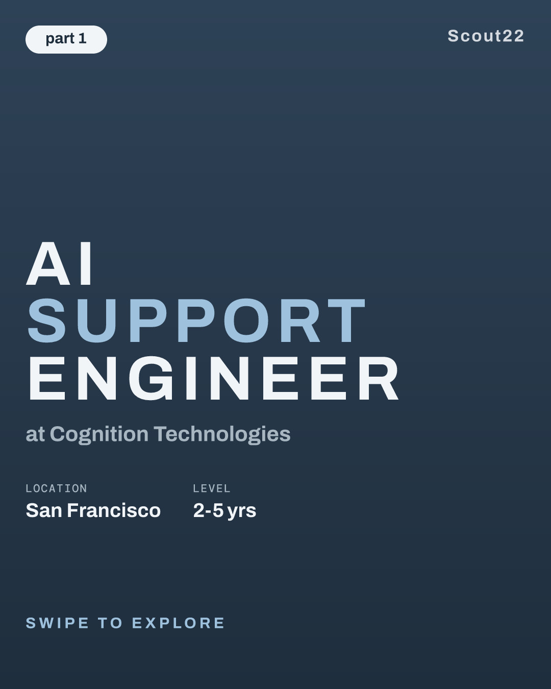 AI Support Engineer at Cognition Technologies