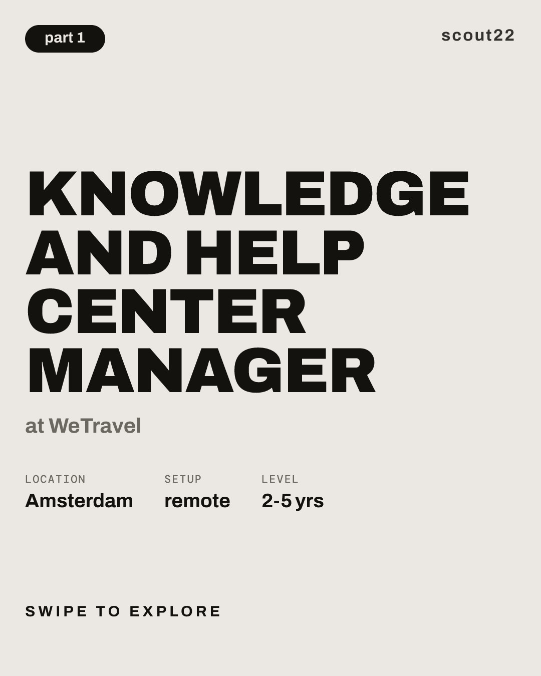 Knowledge and Help Center Manager at WeTravel