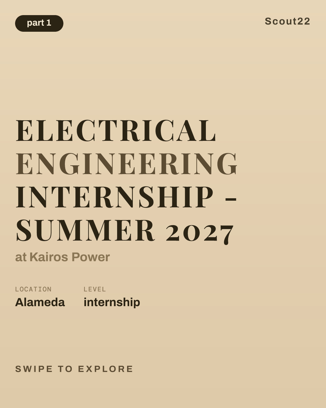 Electrical Engineering Internship - Summer 2027 at Kairos Power