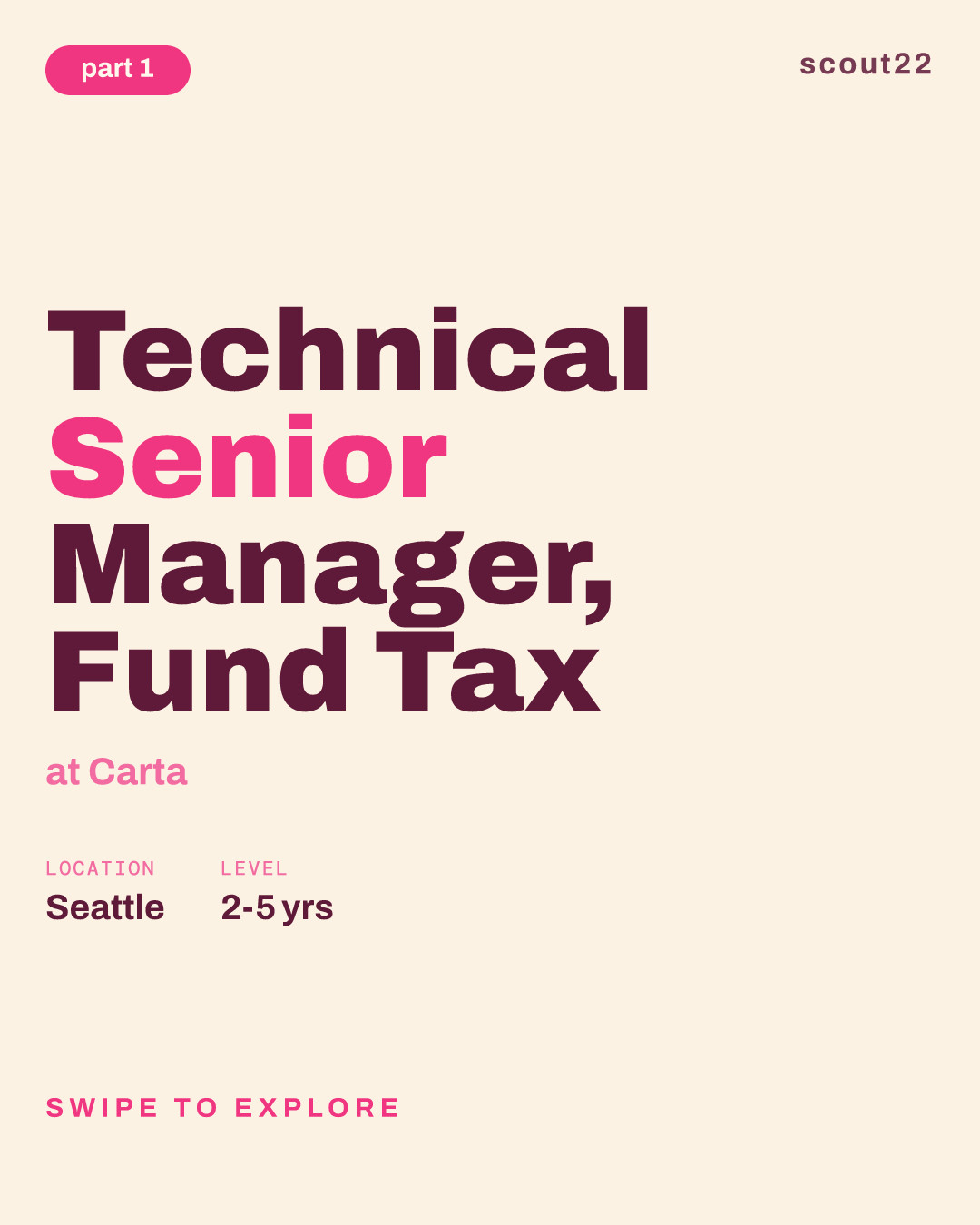 Technical Senior Manager, Fund Tax at Carta
