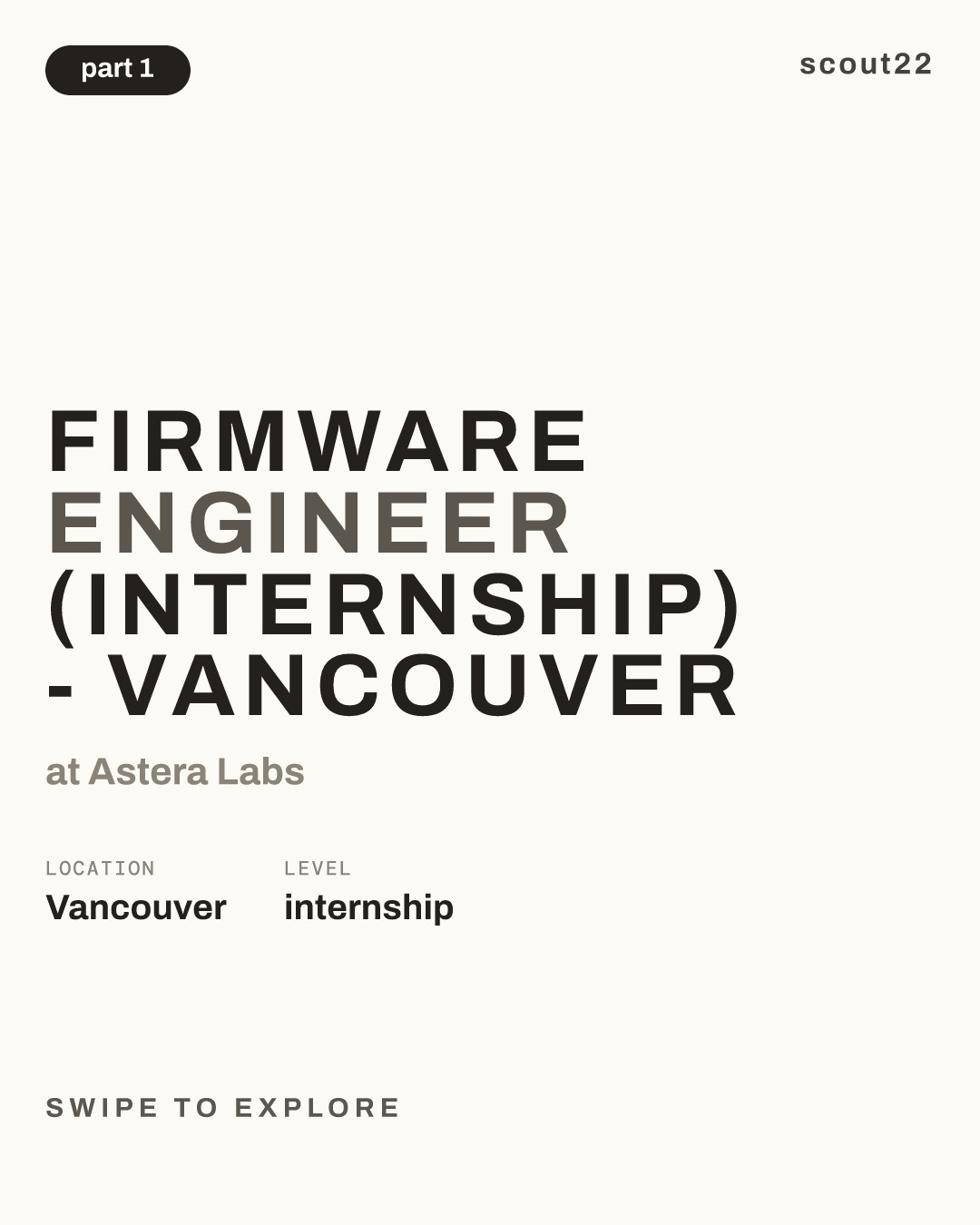 Firmware Engineer (Internship) - Vancouver at Astera Labs