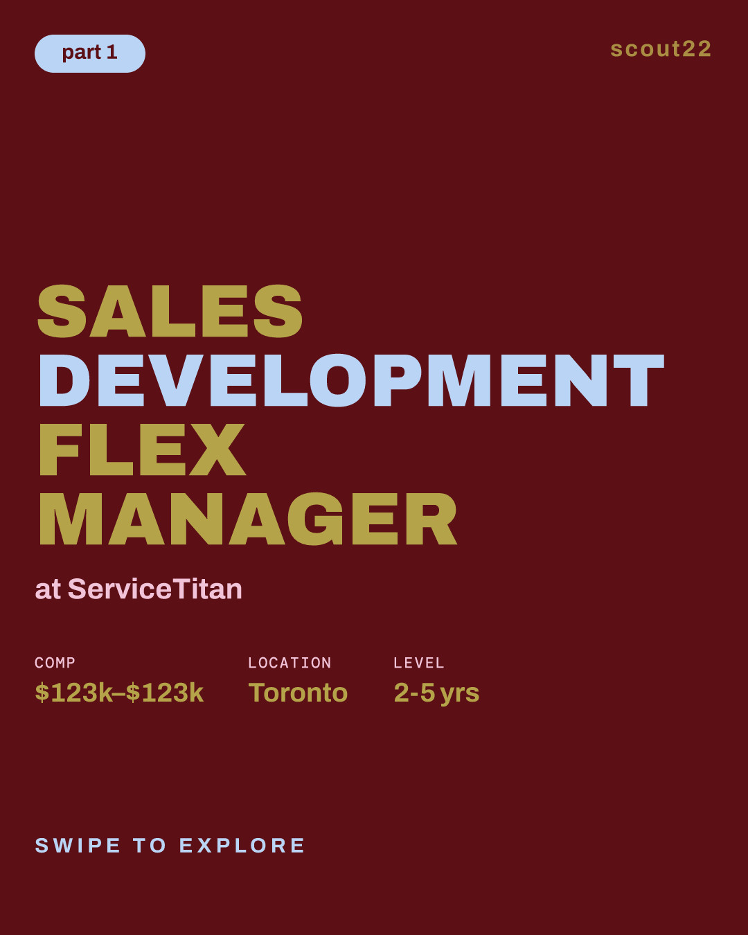 Sales Development Flex Manager at ServiceTitan