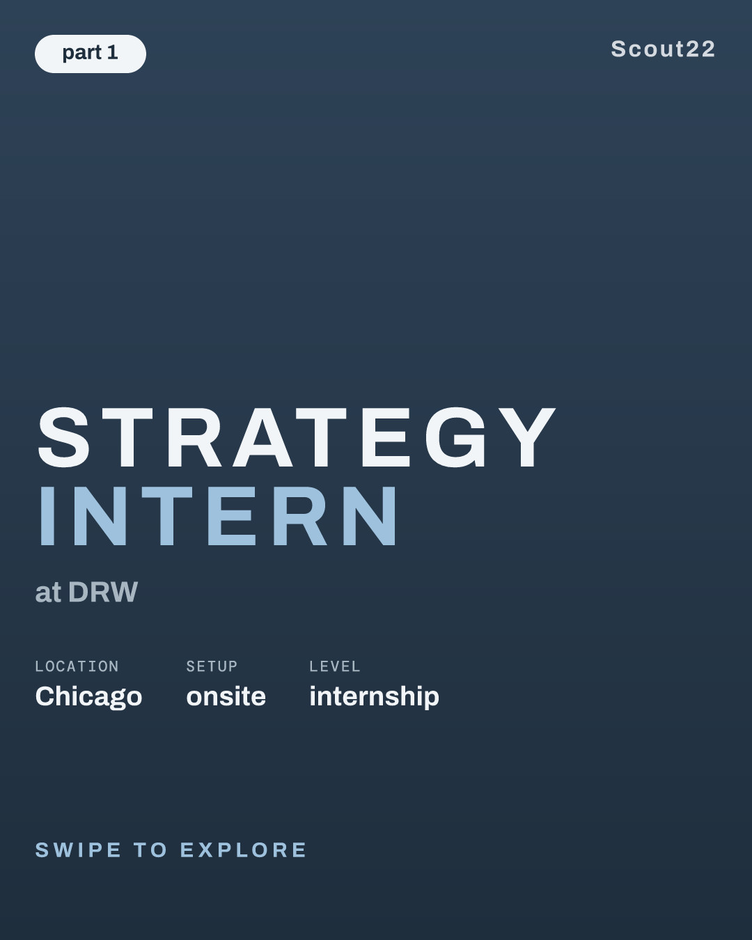 Strategy Intern at DRW