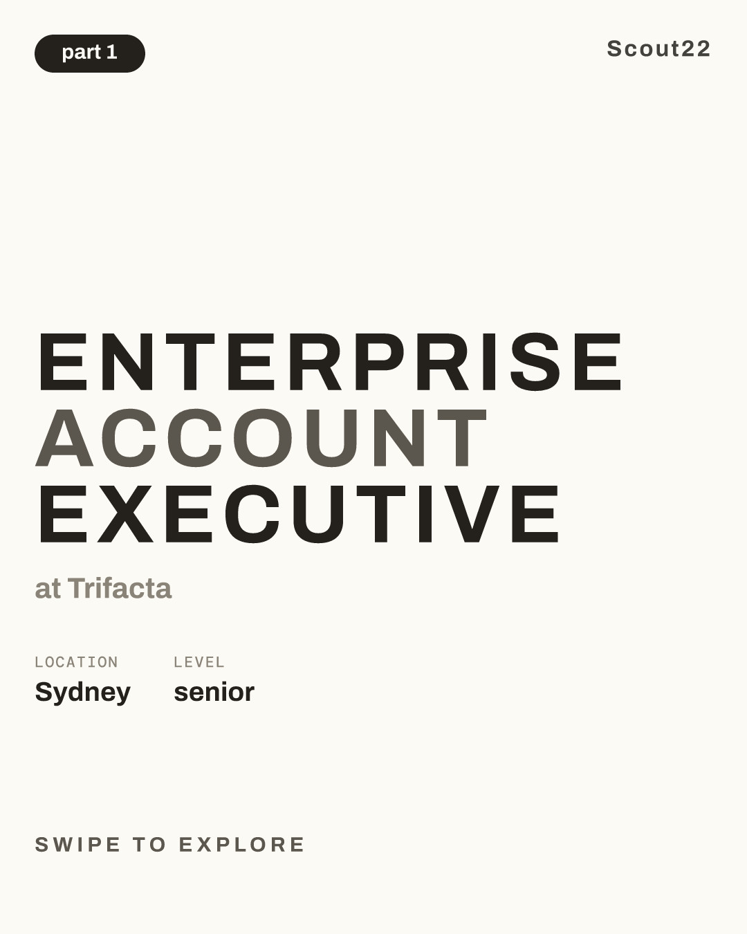 Enterprise Account Executive at Trifacta