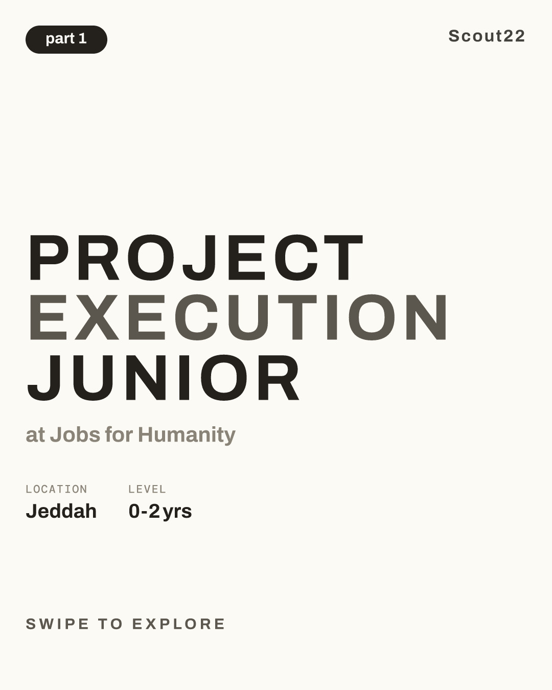 project execution junior at Jobs for Humanity