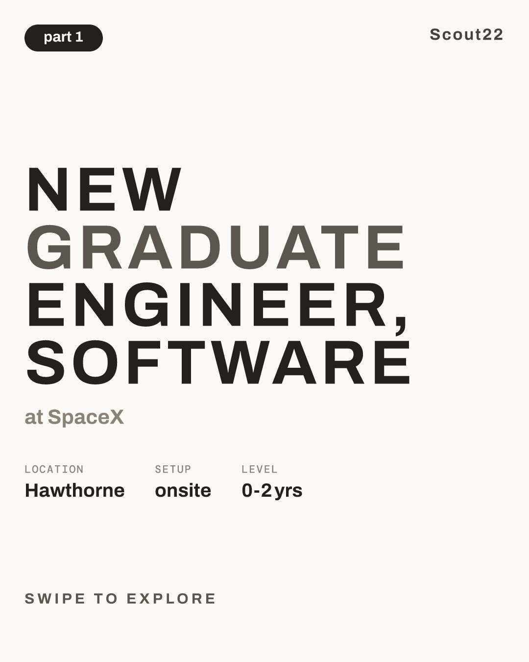New Graduate Engineer, Software at SpaceX