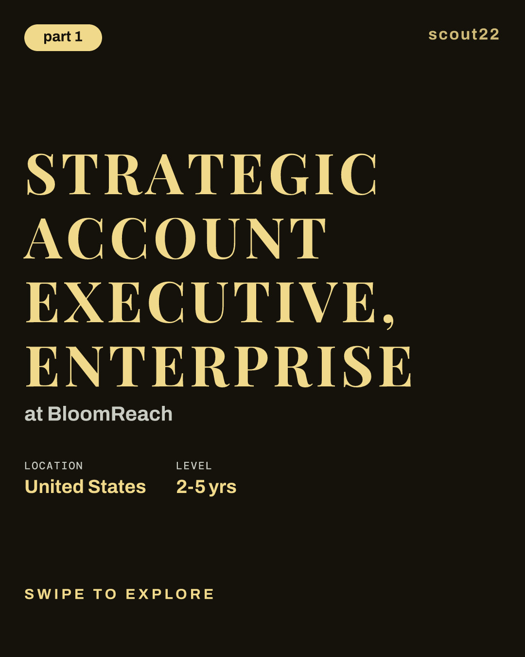 Strategic Account Executive, Enterprise at BloomReach