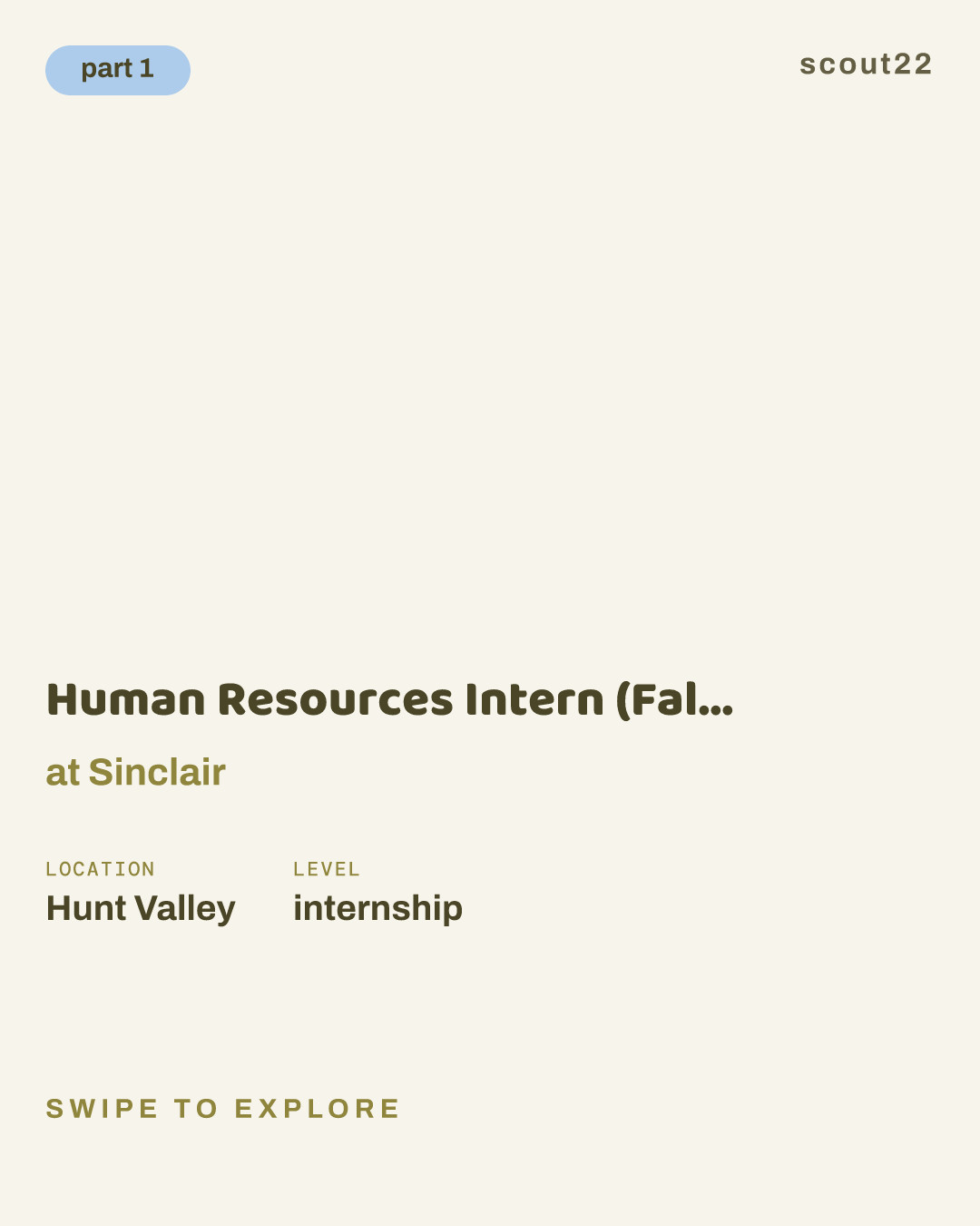 Human Resources Intern (Fall 2026) at Sinclair
