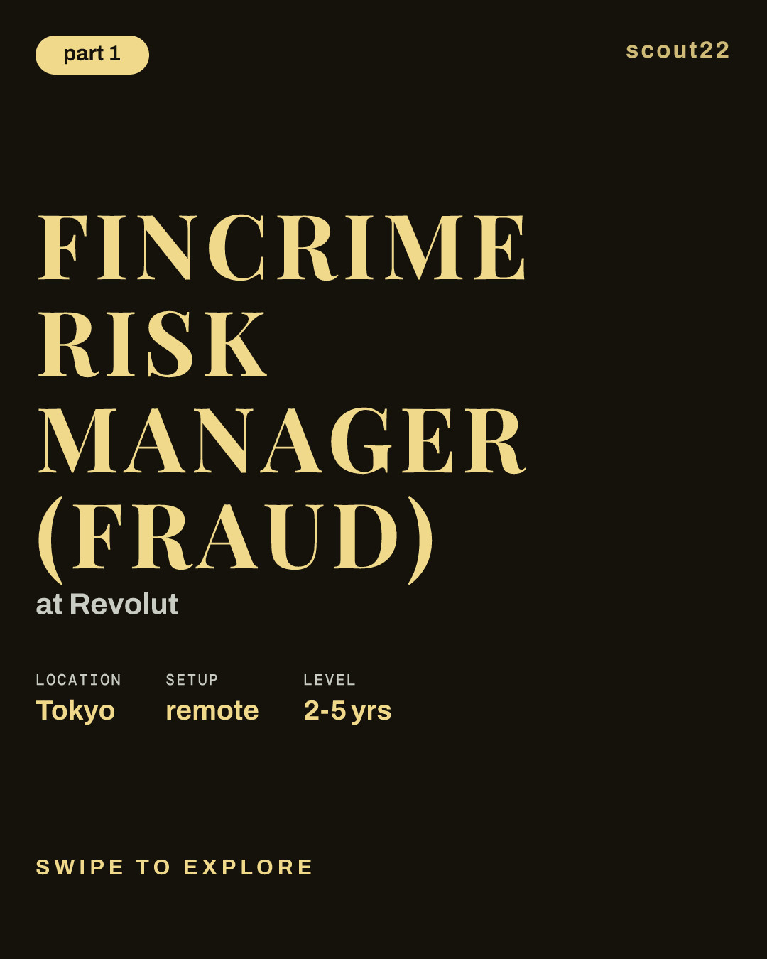 FinCrime Risk Manager (Fraud) at Revolut