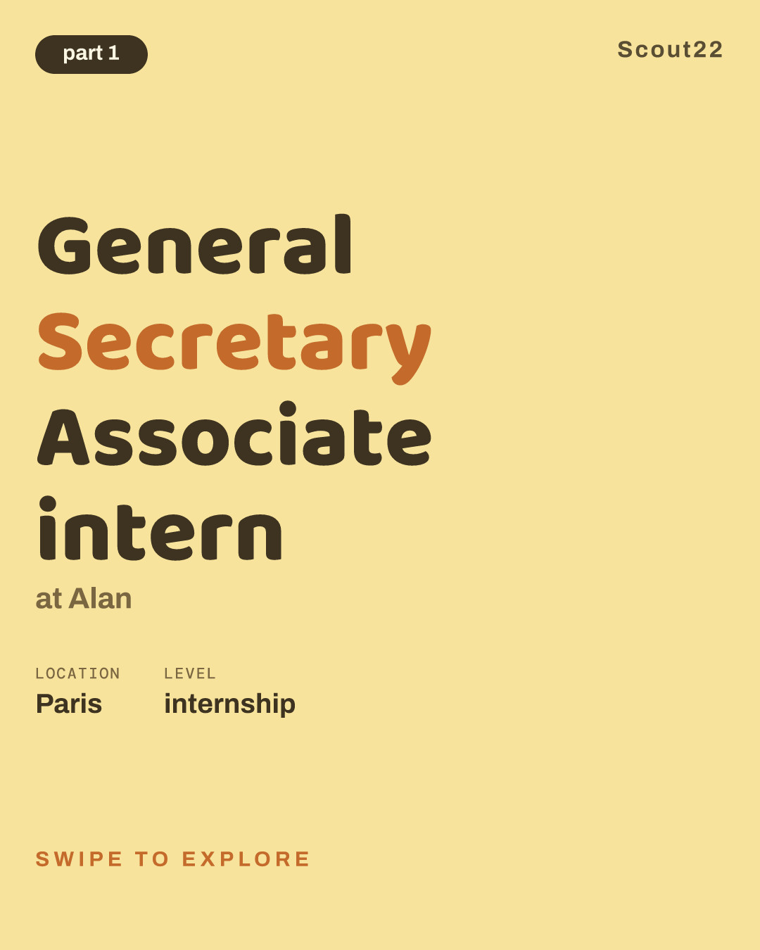 General Secretary Associate intern at Alan