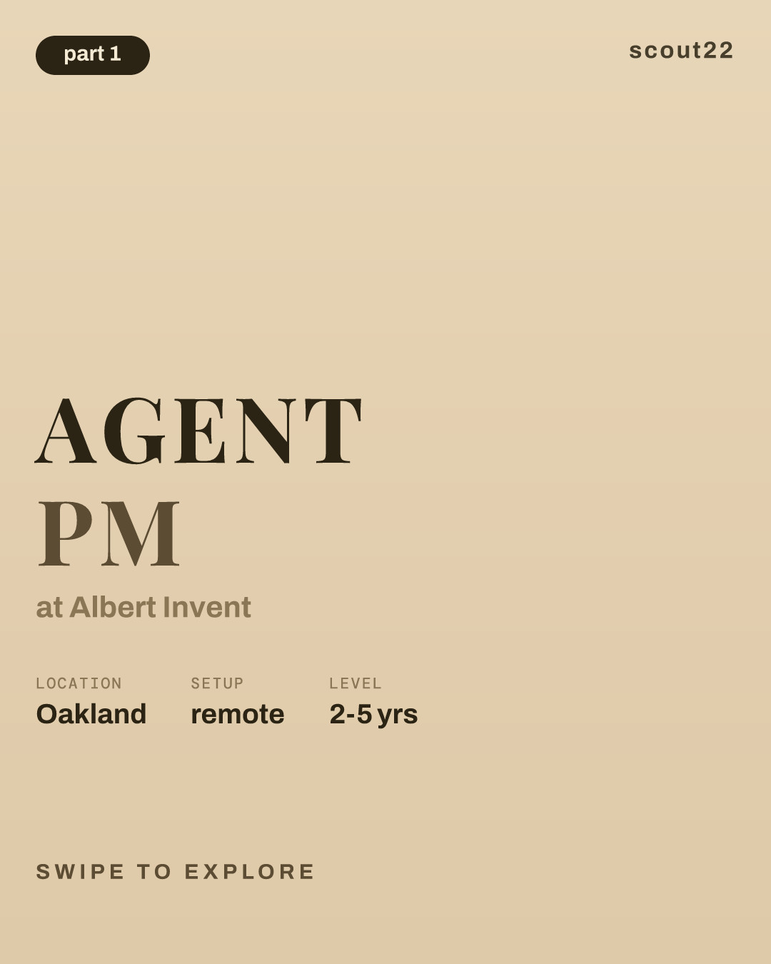 Agent PM at Albert Invent