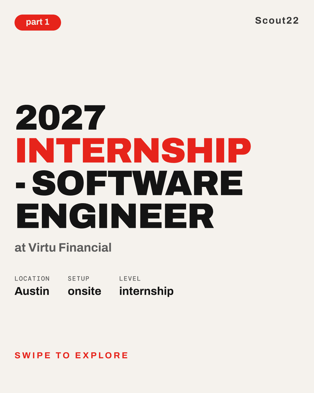 2027 Internship - Software Engineer at Virtu Financial