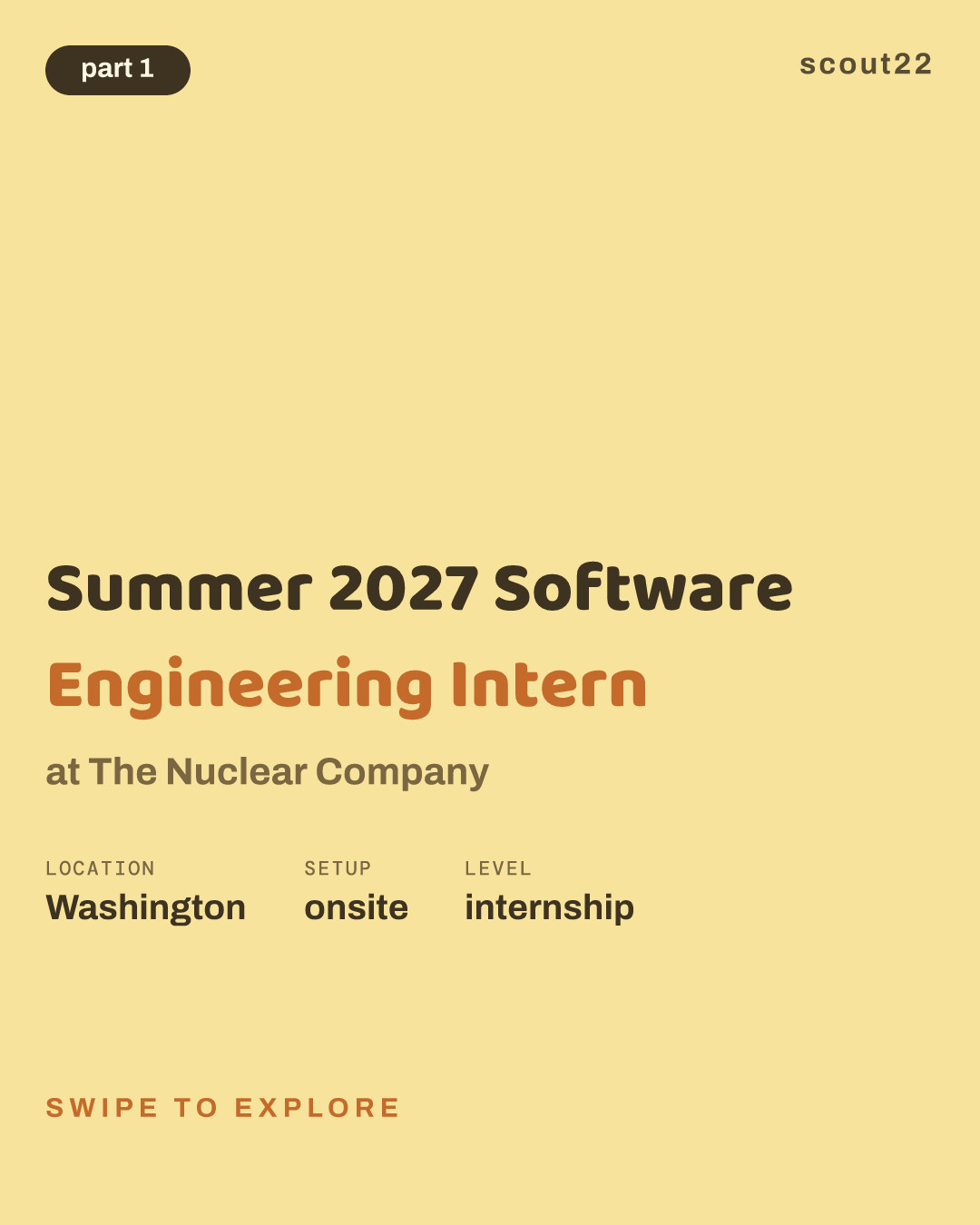 Summer 2027 Software Engineering Intern at The Nuclear Company