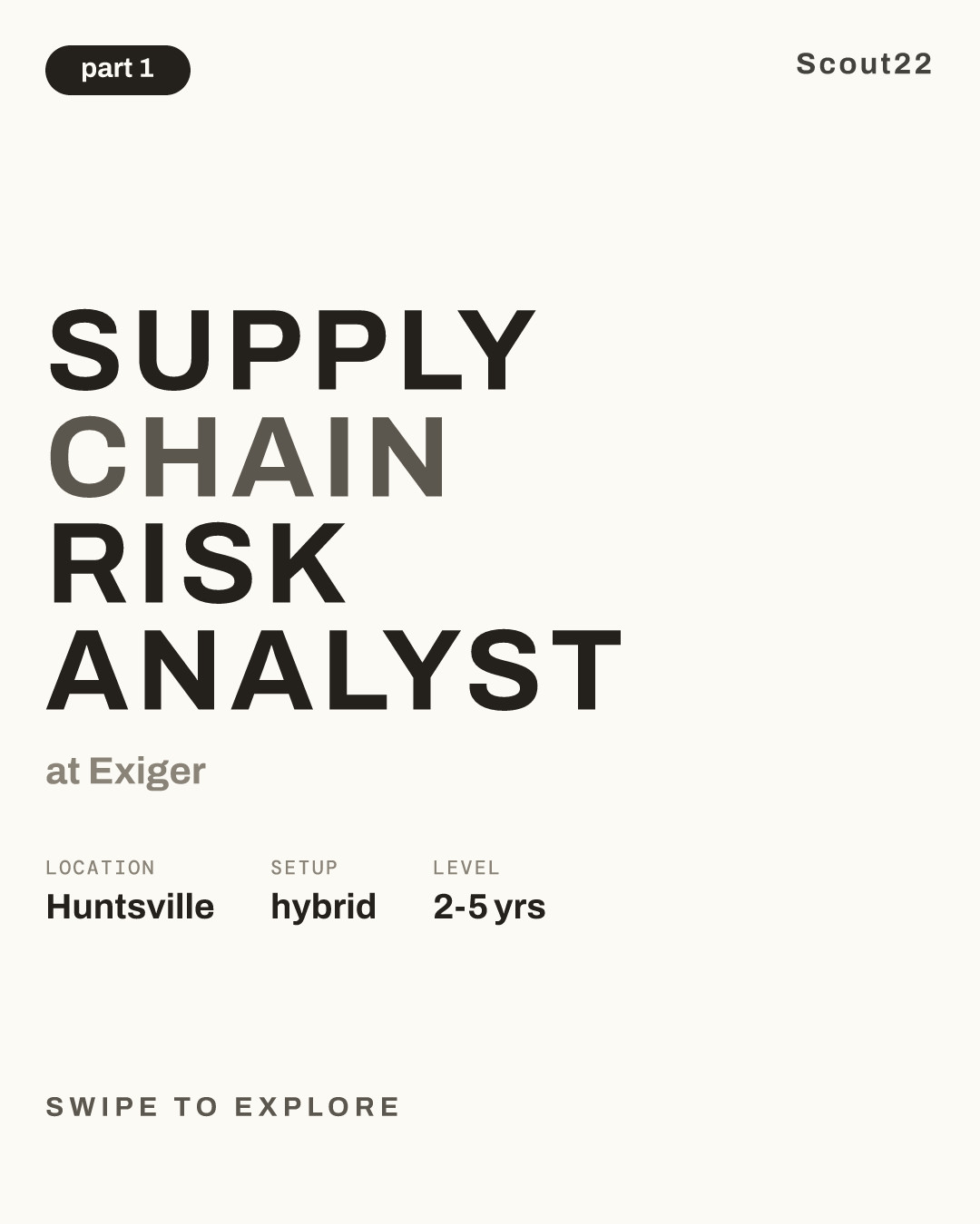 Supply Chain Risk Analyst at Exiger