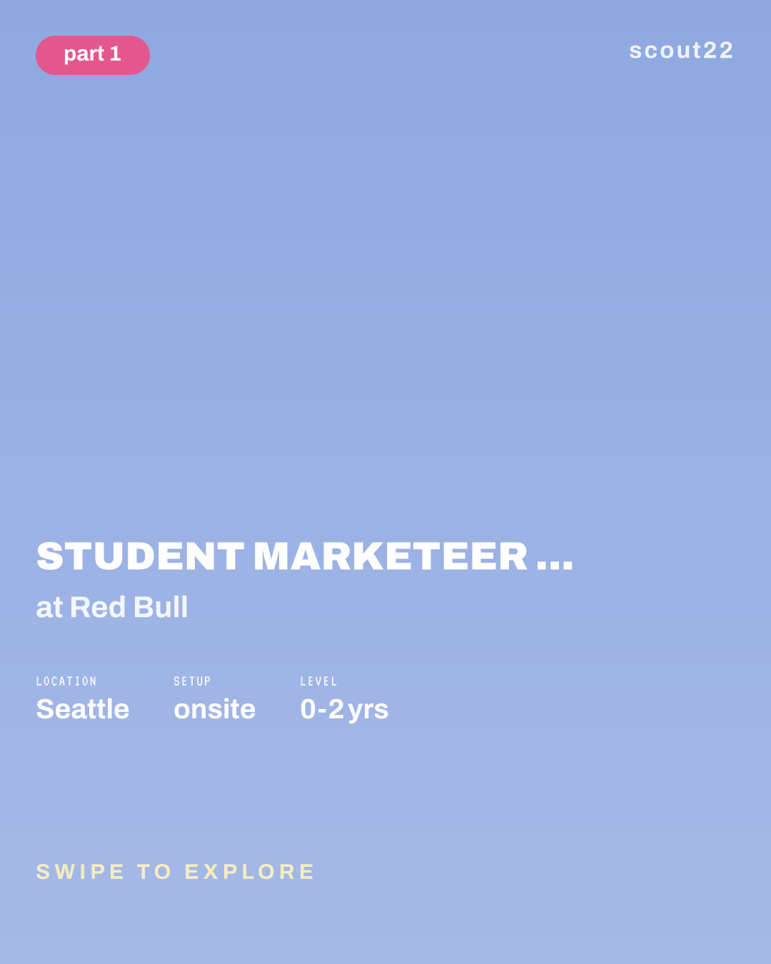 Student Marketeer - Seattle Pacific University at Red Bull