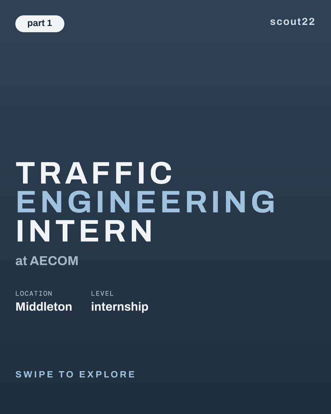 Traffic Engineering Intern at AECOM