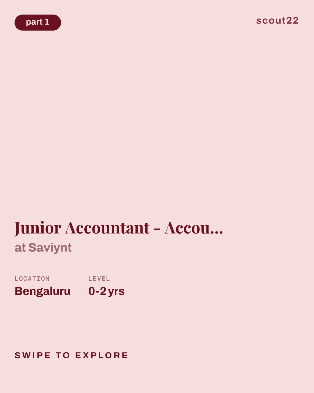 Junior Accountant - Accounts Receivable (AR) at Saviynt