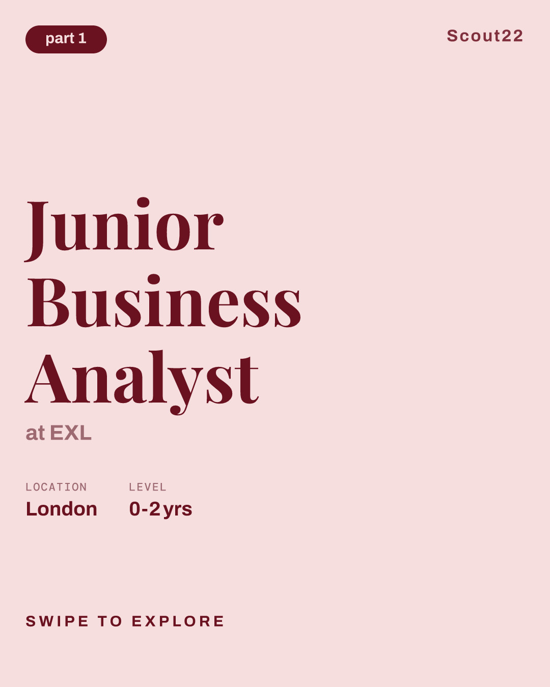 Junior Business Analyst at EXL