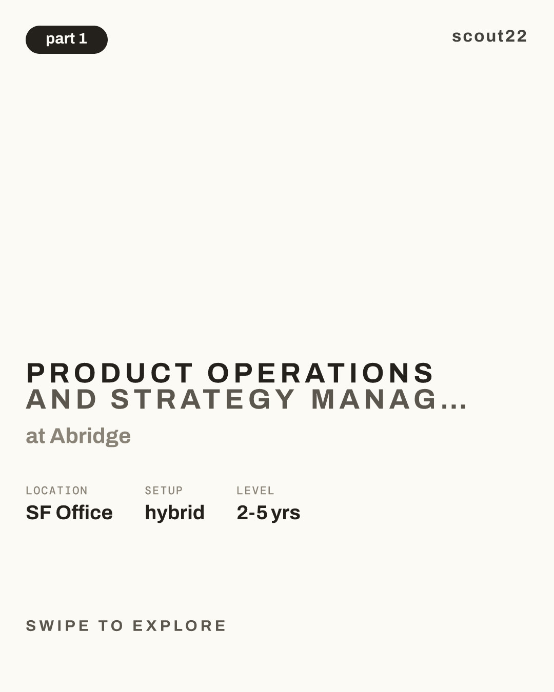 Product Operations and Strategy Manager at Abridge