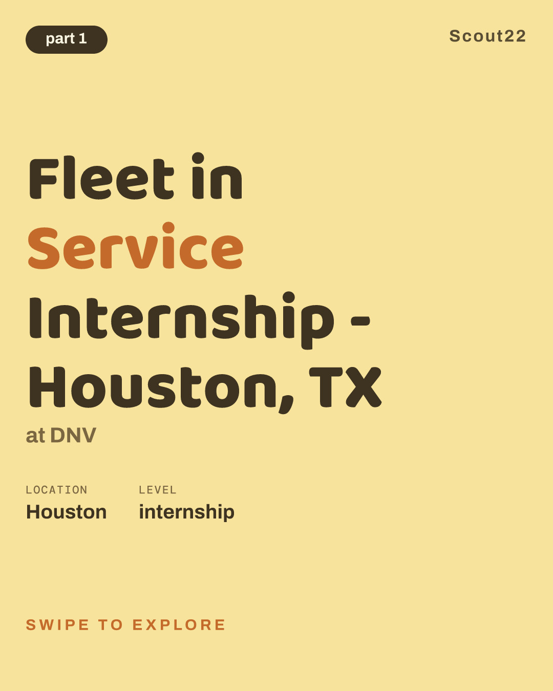 Fleet in Service Internship - Houston, TX at DNV