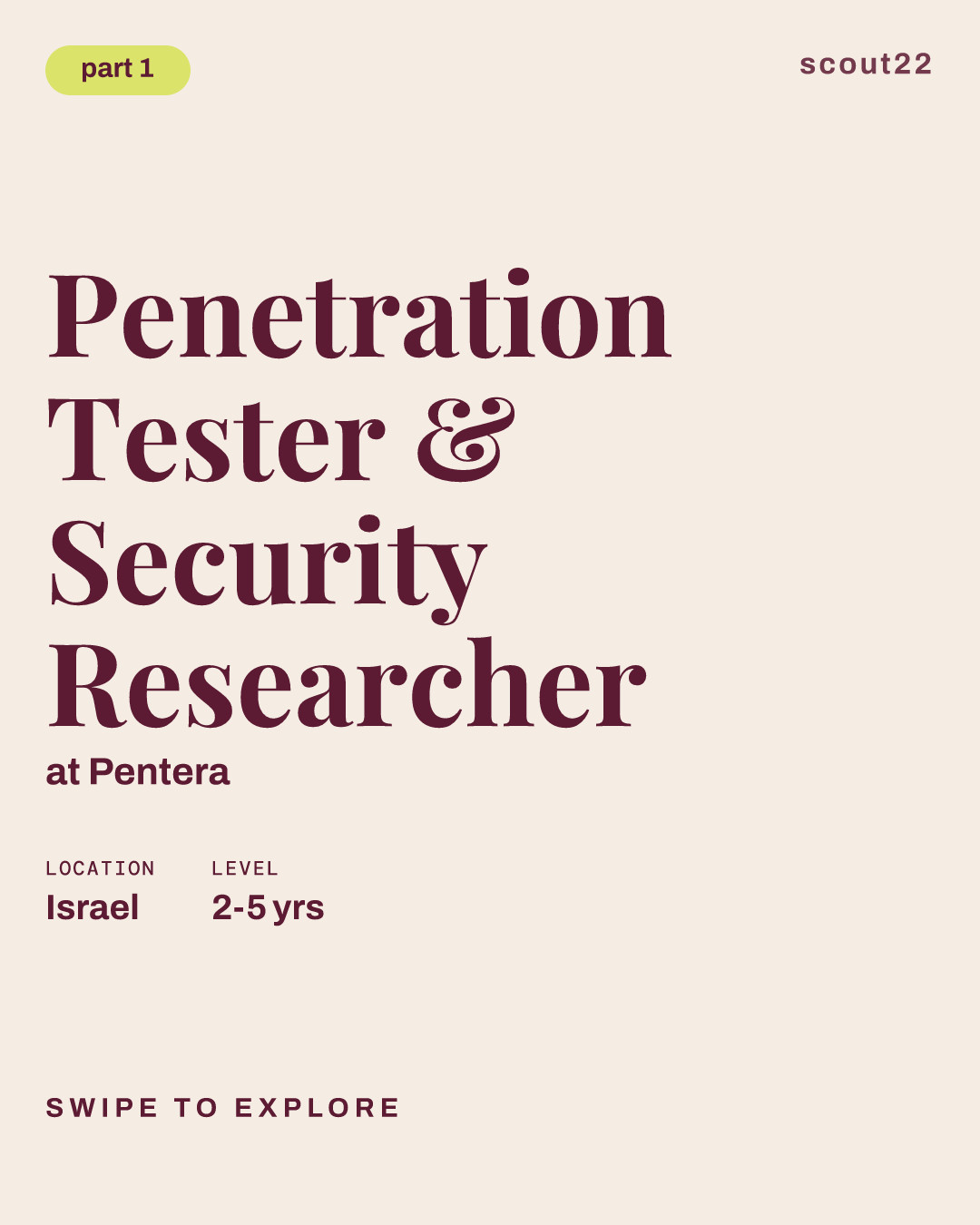 Penetration Tester & Security Researcher at Pentera