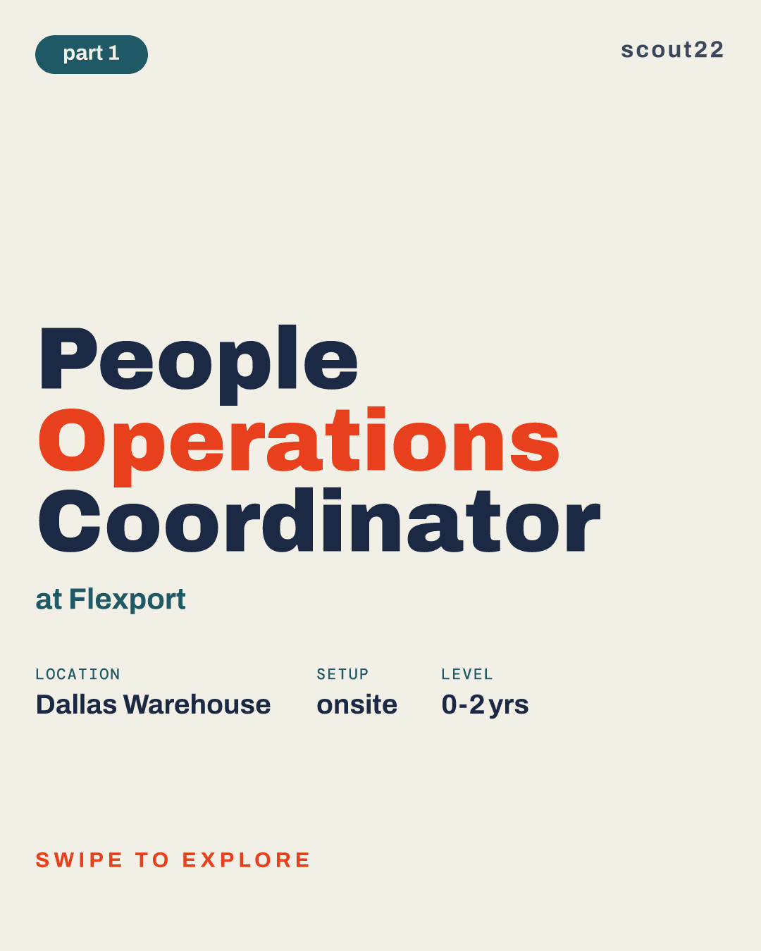 People Operations Coordinator at Flexport