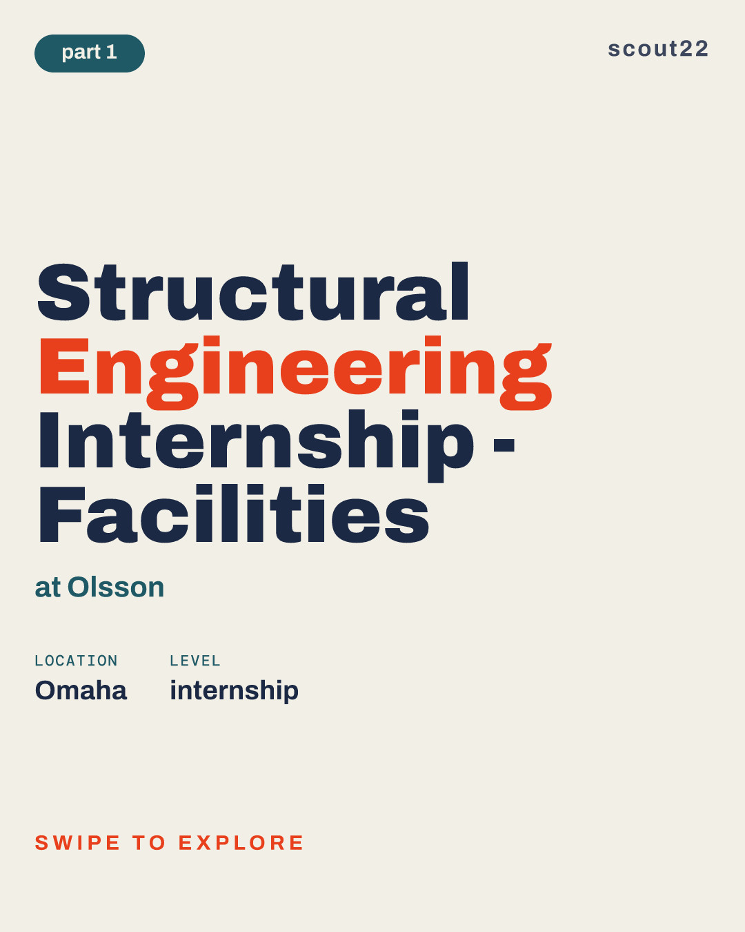 Structural Engineering Internship - Facilities at Olsson