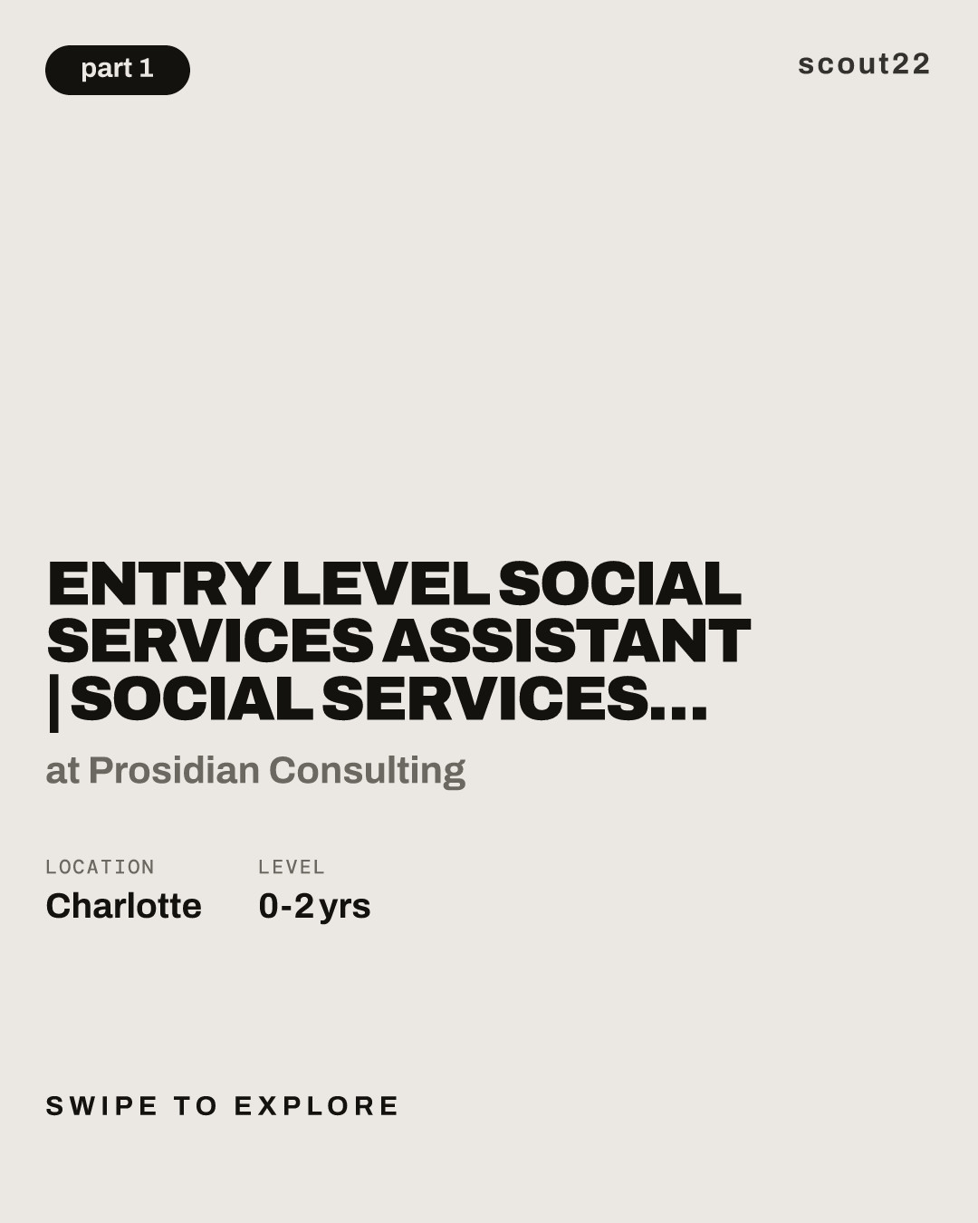 Entry Level Social Services Assistant | Social Services Assistant [COC0056055] at Prosidian Consulting