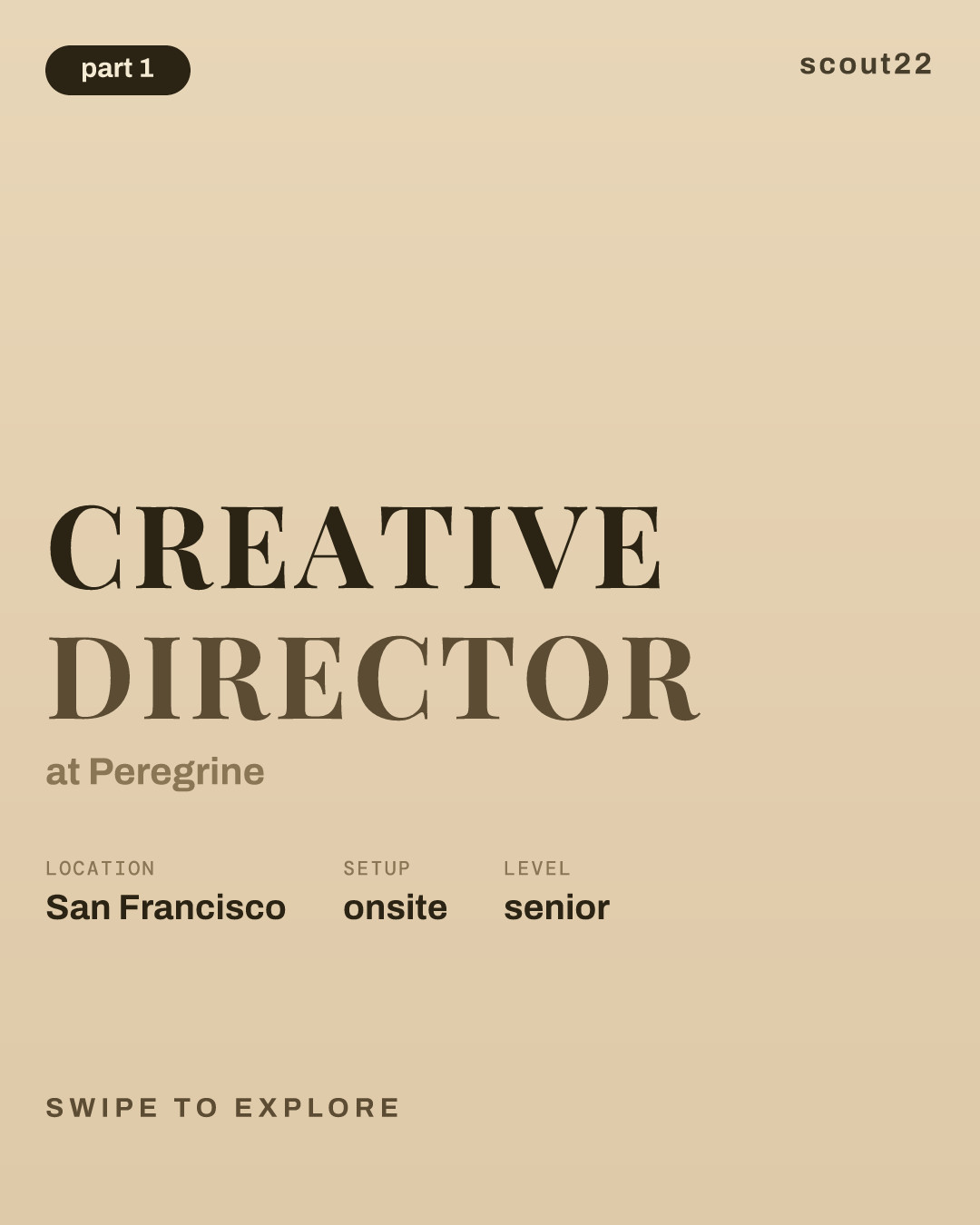 Creative Director at Peregrine