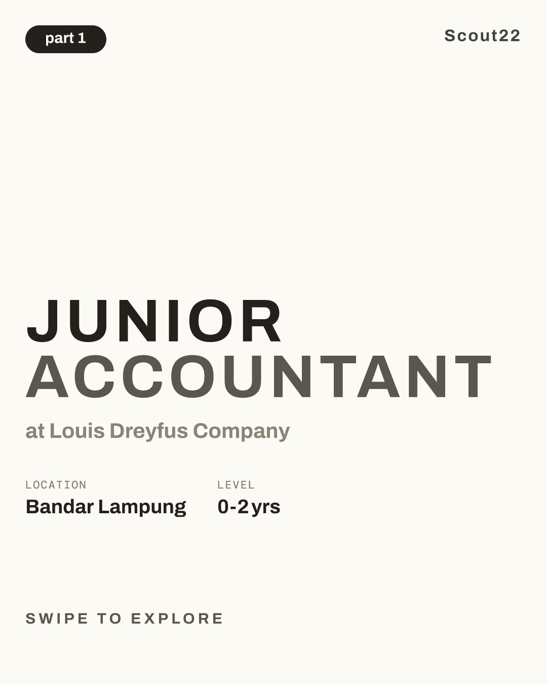 Junior Accountant at Louis Dreyfus Company