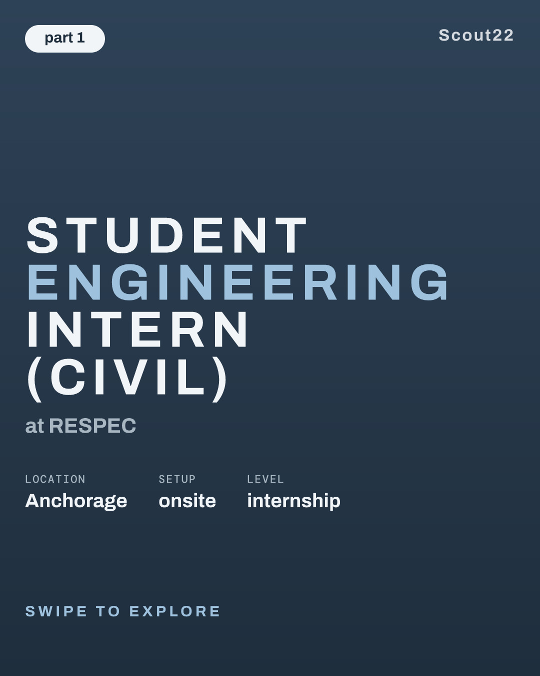 Student Engineering Intern (Civil) at RESPEC