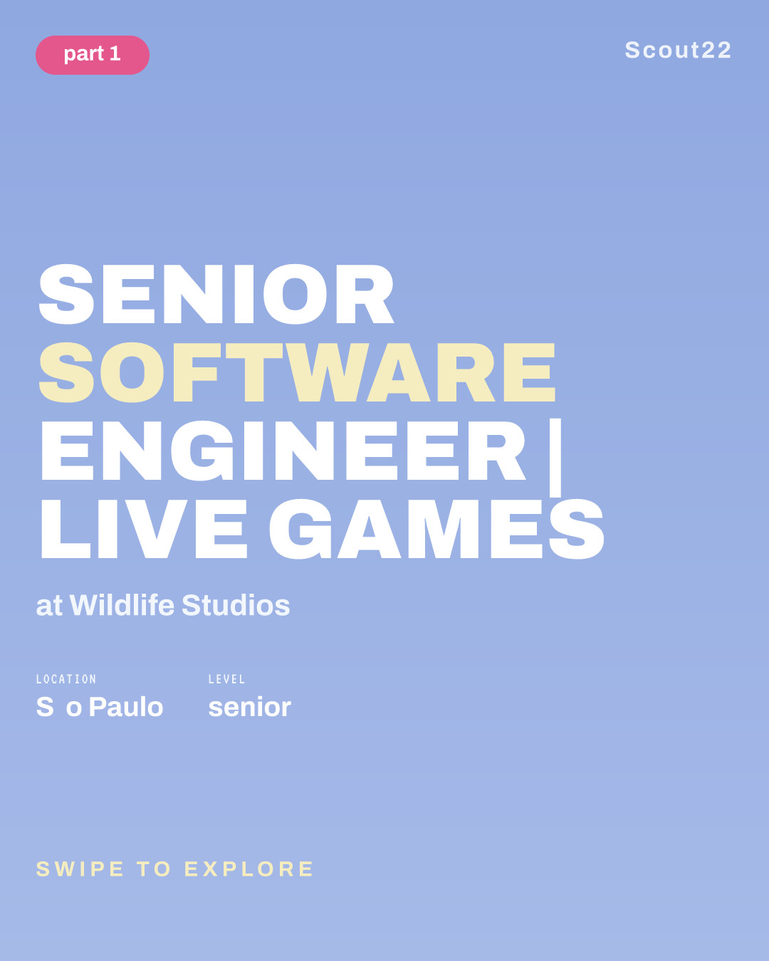 Senior Software Engineer | Live Games at Wildlife Studios