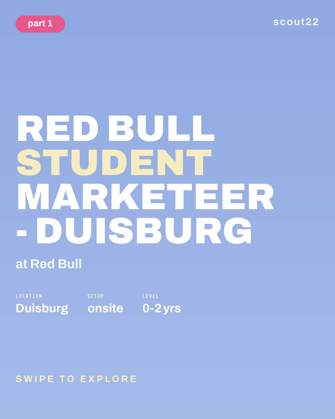 Red Bull Student Marketeer - Duisburg at Red Bull