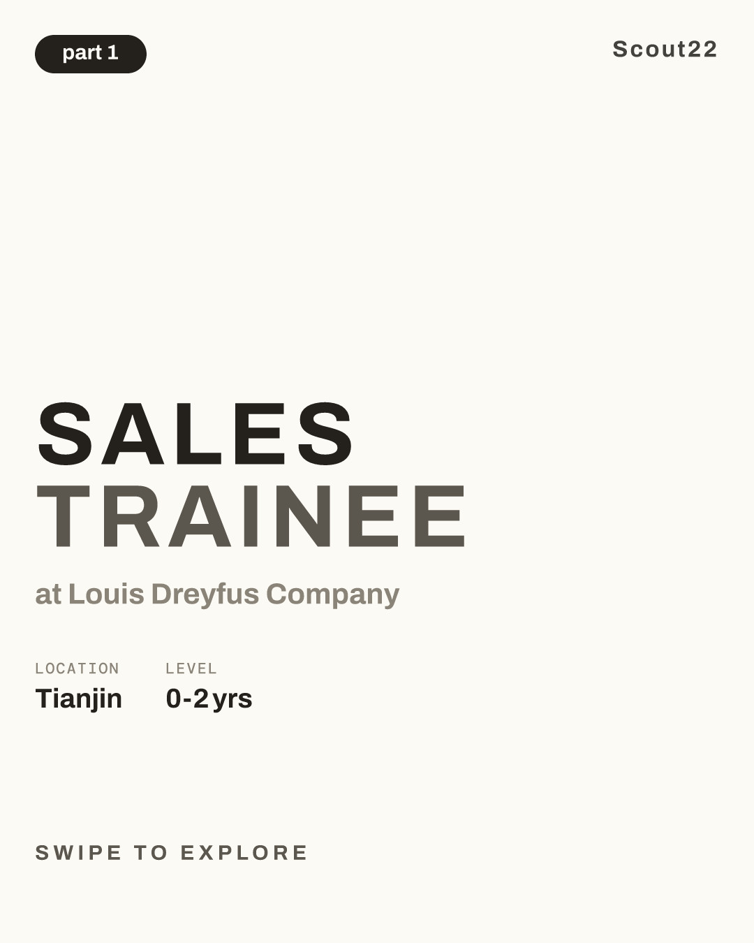Sales Trainee at Louis Dreyfus Company