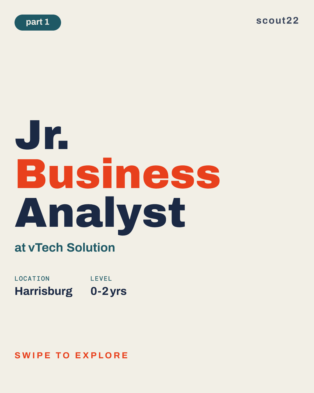 Jr. Business Analyst at vTech Solution